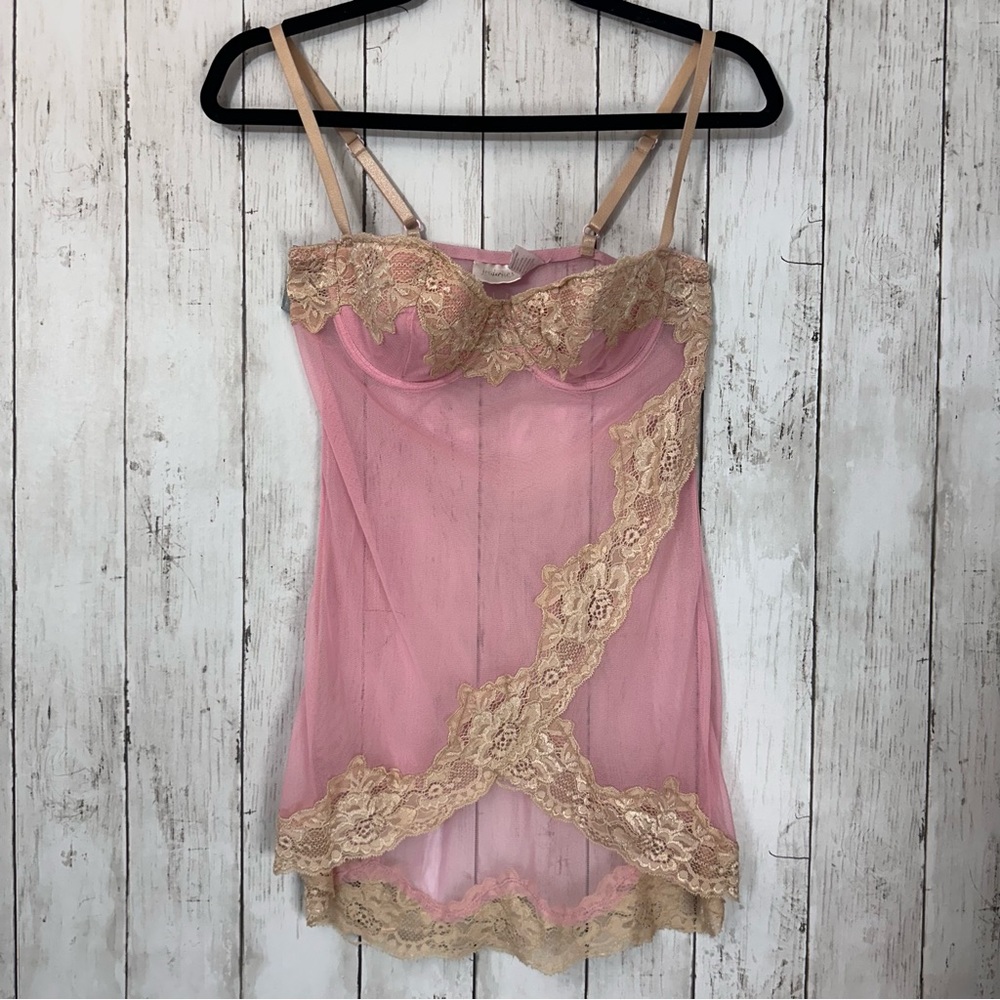 Vintage Y2K  women Camisole super cute lace size M